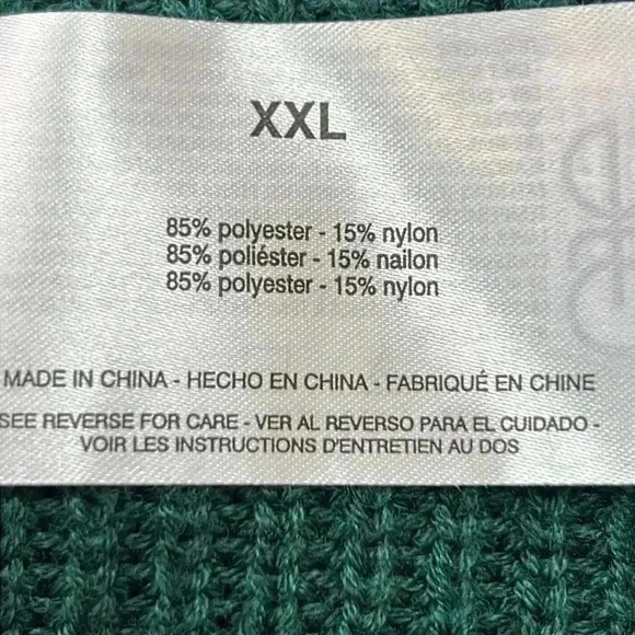 Jessica Simpson Women’s Sweater Plus Size XXL
Dark Forrest Green Ribbed Knit - Picture 6 of 9